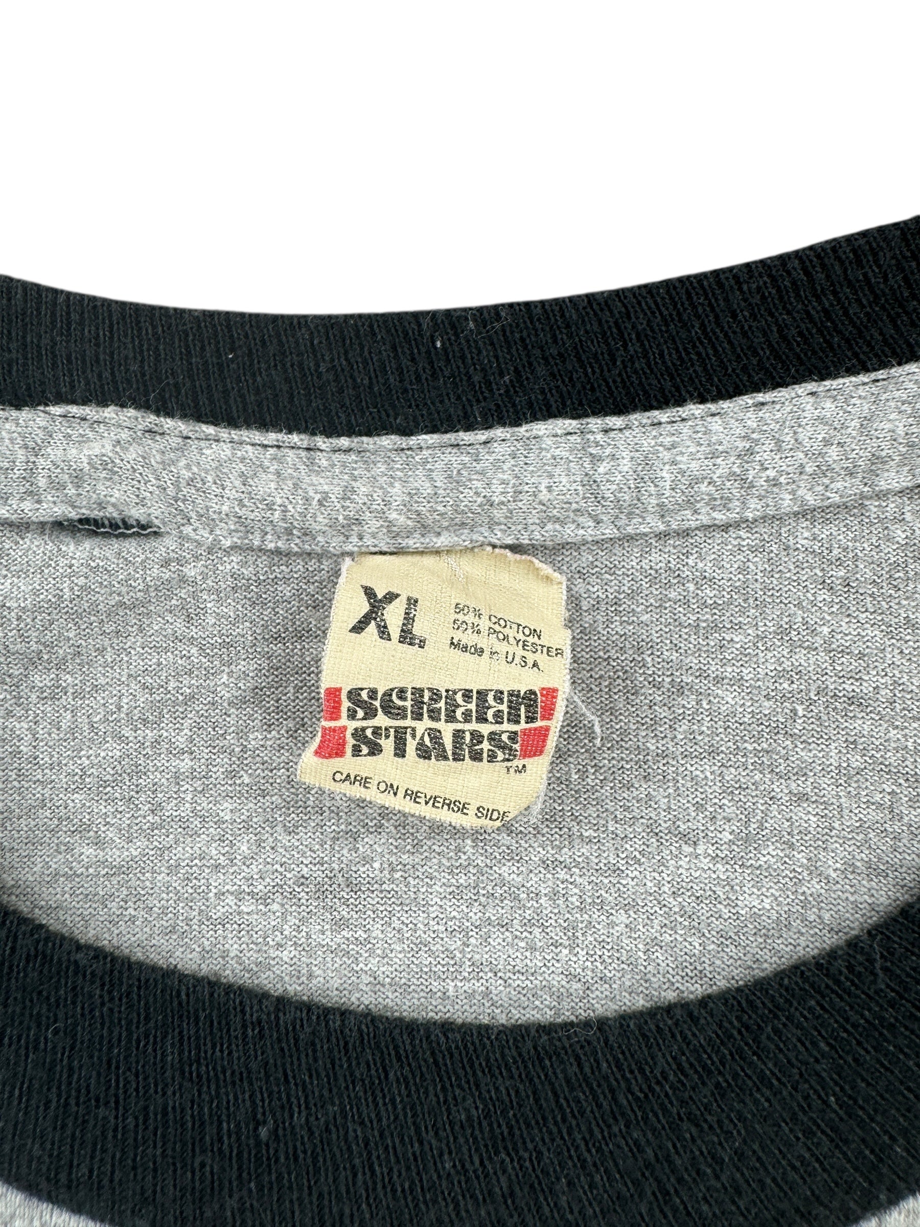 Tag on Vintage Great Performer Ringer Tee SZ L