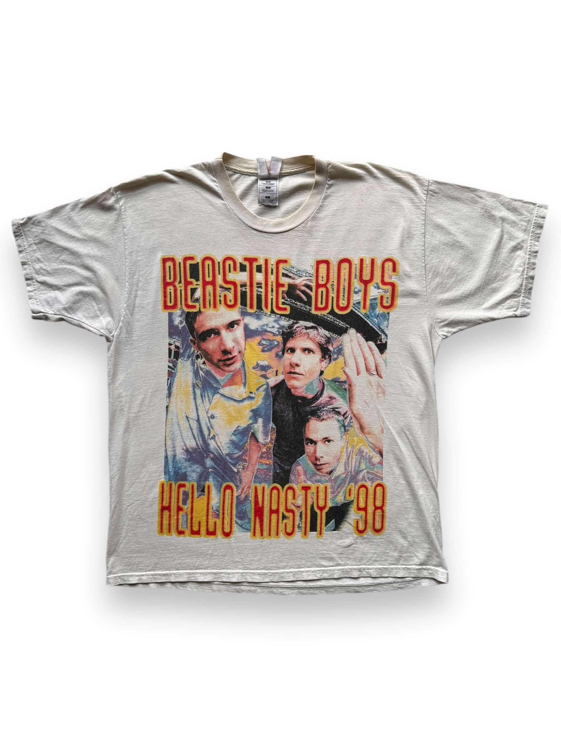 front of Vintage 1998 Beastie Boys Hello Nasty Tour Tee SZ XL