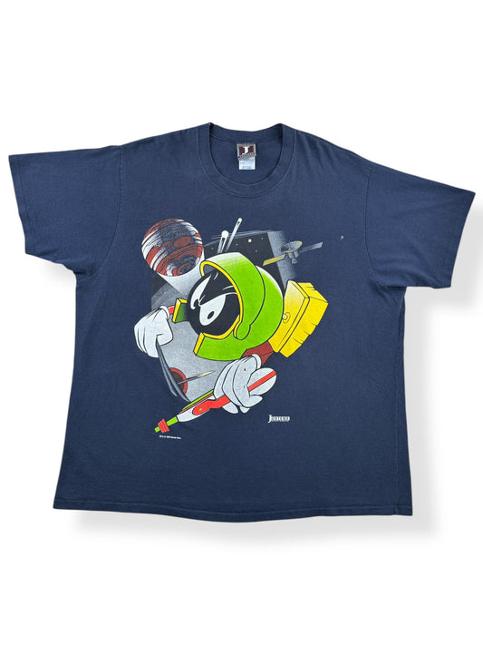 Front of Vintage Marvin The Martians Jostens Tee SZ XXL