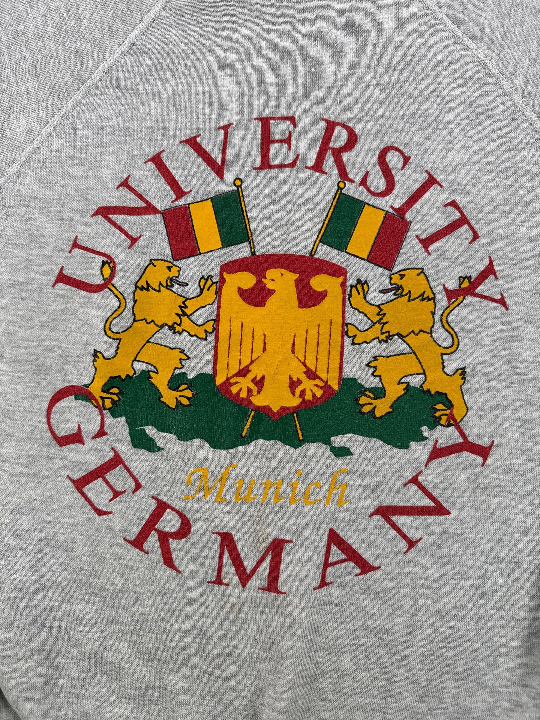 Graphic of Vintage University of Germany Munich Crewneck SZ M