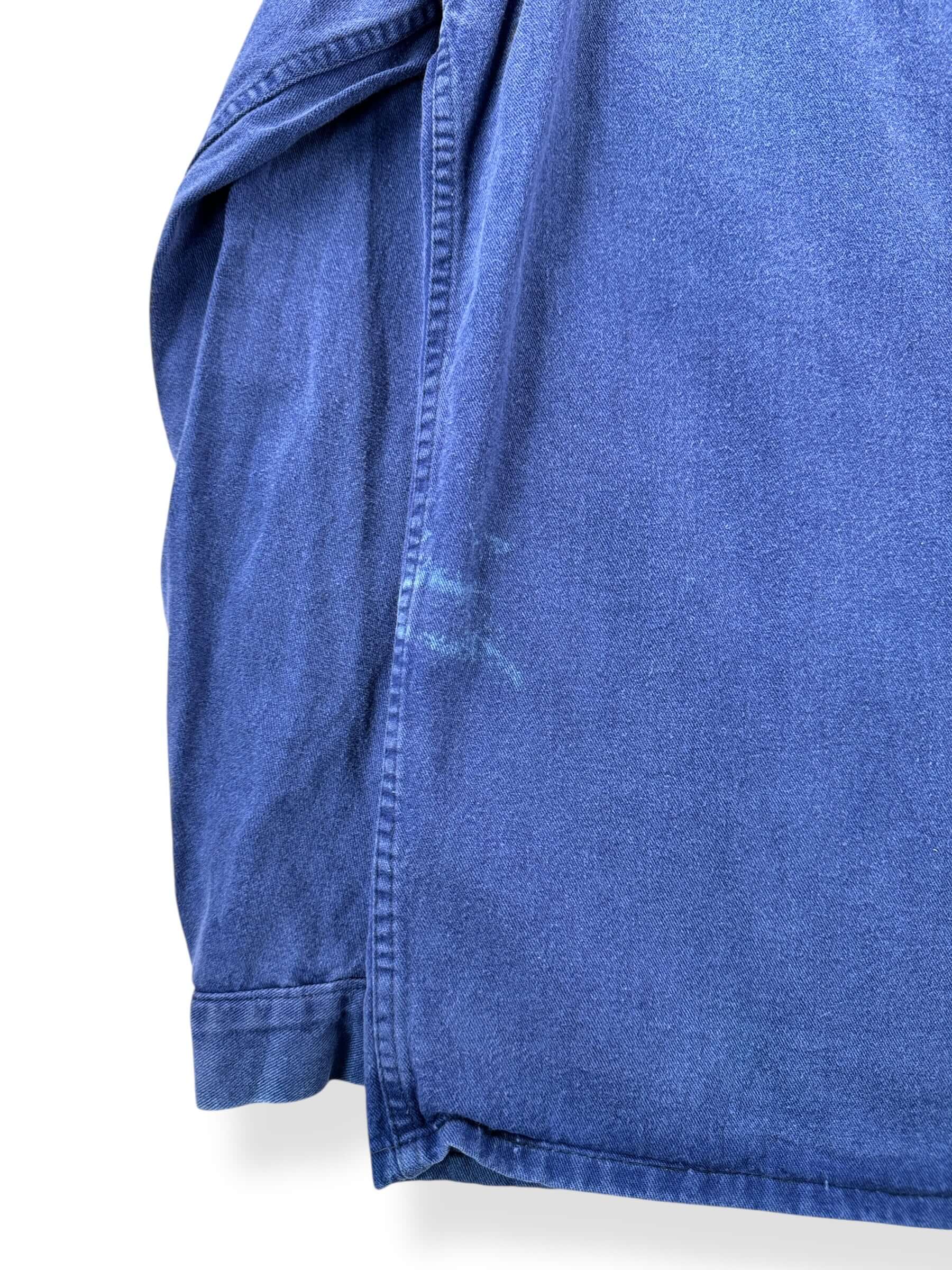 Fading on Vintage Paint Splattered French Chore SZ L