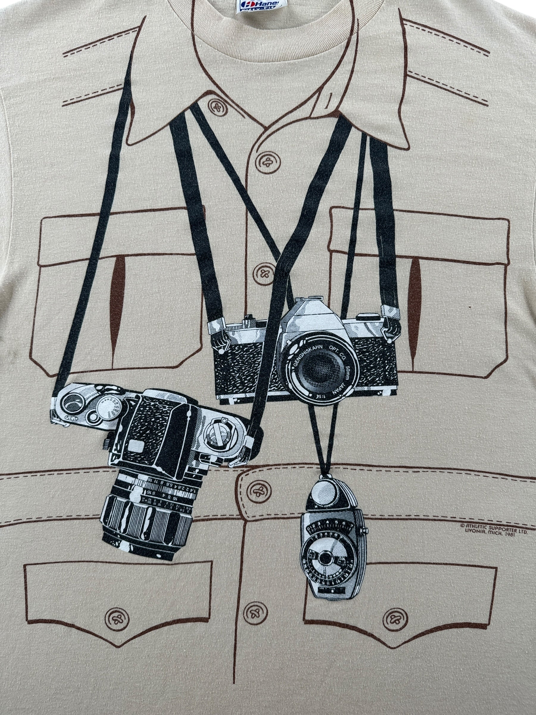 Graphic of Vintage Photographer Tee SZ M