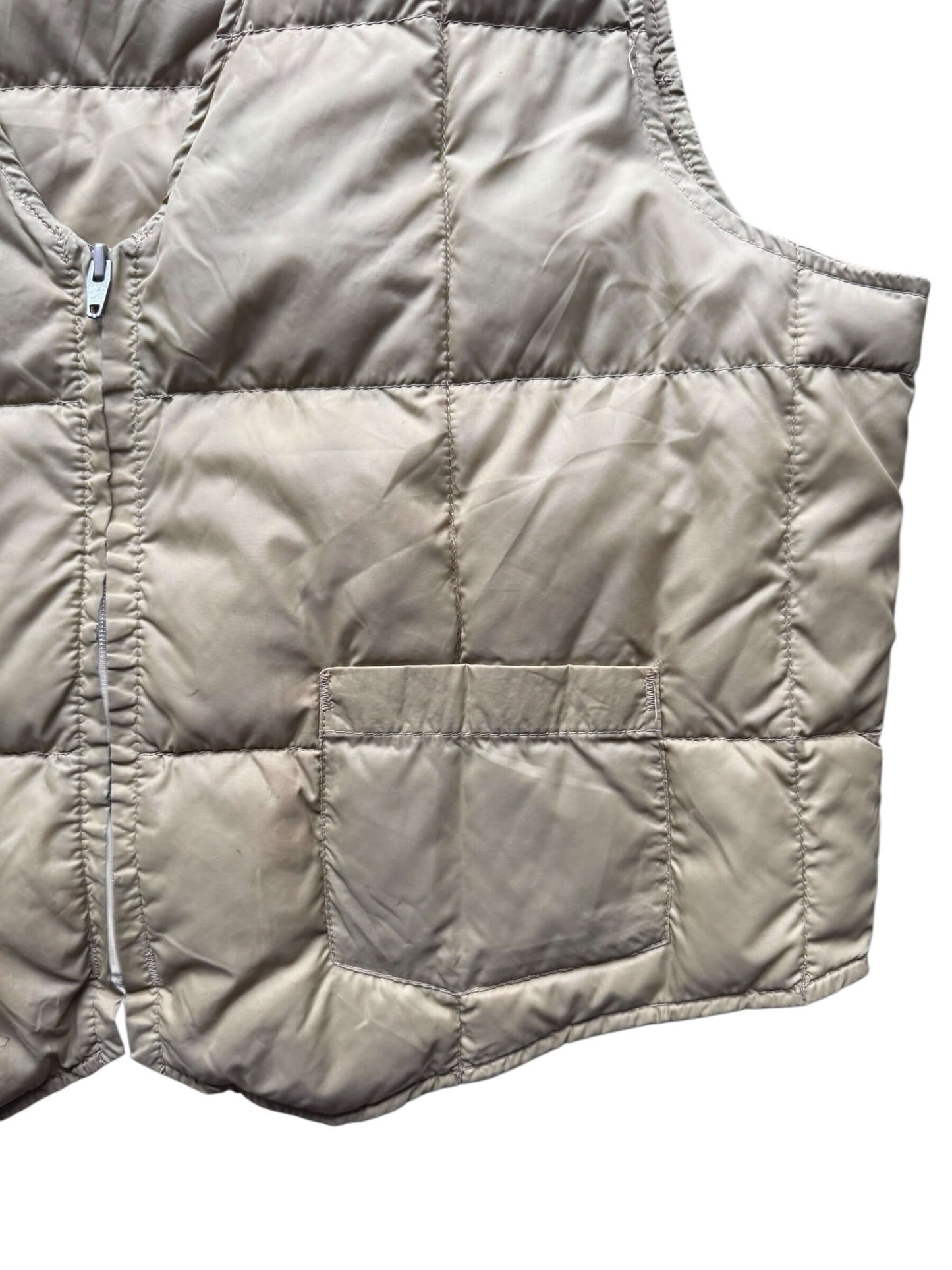 Front lower left view of Eddie Bauer Down-Filled Liner Vest L