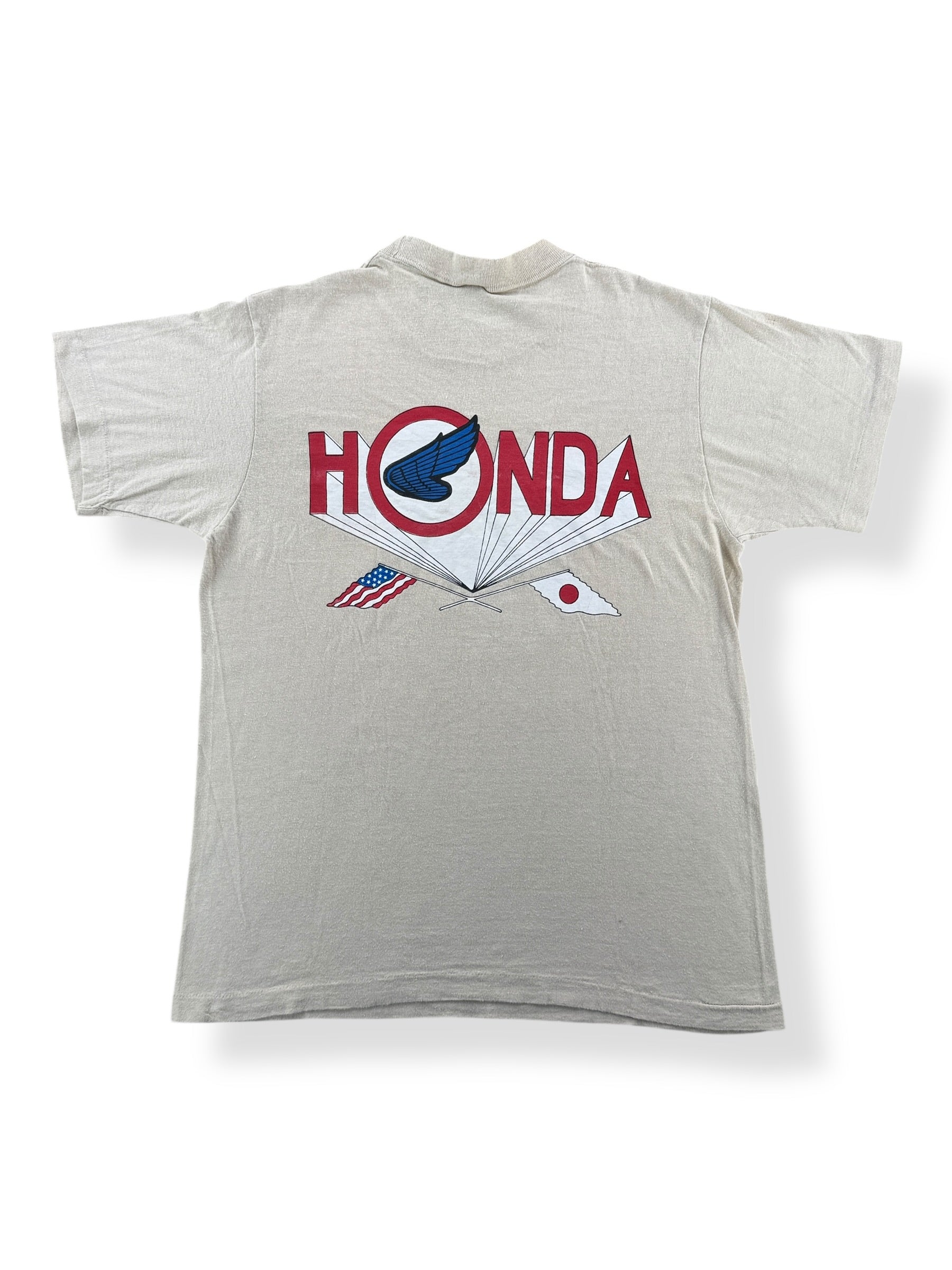 Back of Vintage 80s Honda Tee SZ S