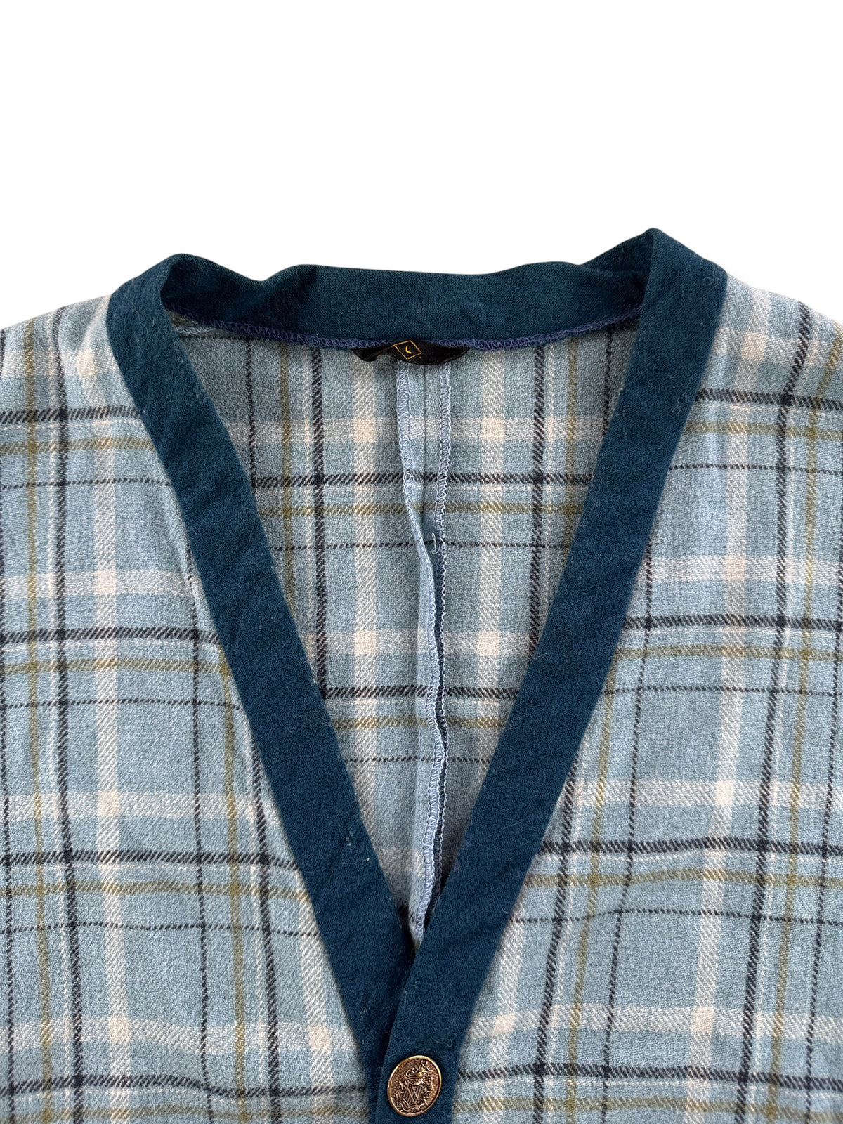 Collar on Vintage Pendleton Wool Cardigan SZ L