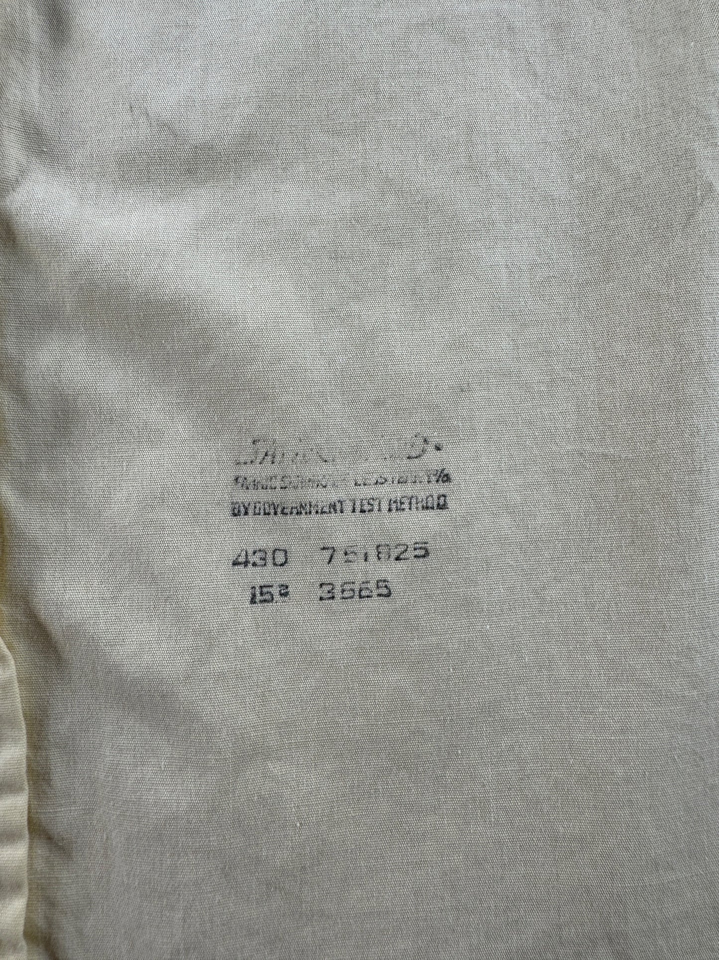 Stamp on Vintage E&W The Plains Yellow Pearlsnap SZ M