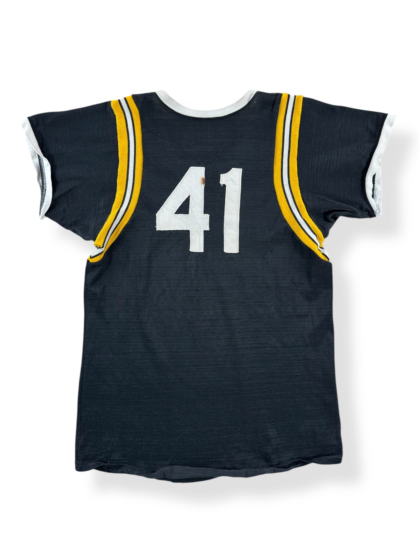 Back of Vintage Rockwood 41 Durene Jersey SZ S
