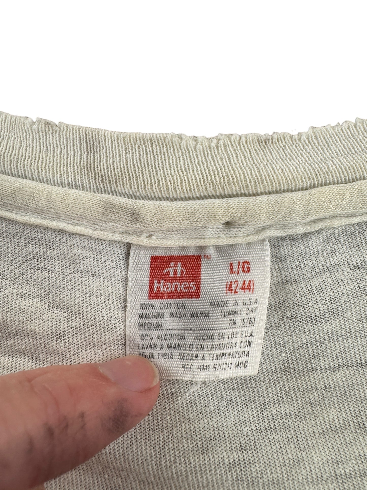 Tag on Vintage Hanes Blank Thrasher Tee SZ L (Fits M/L)