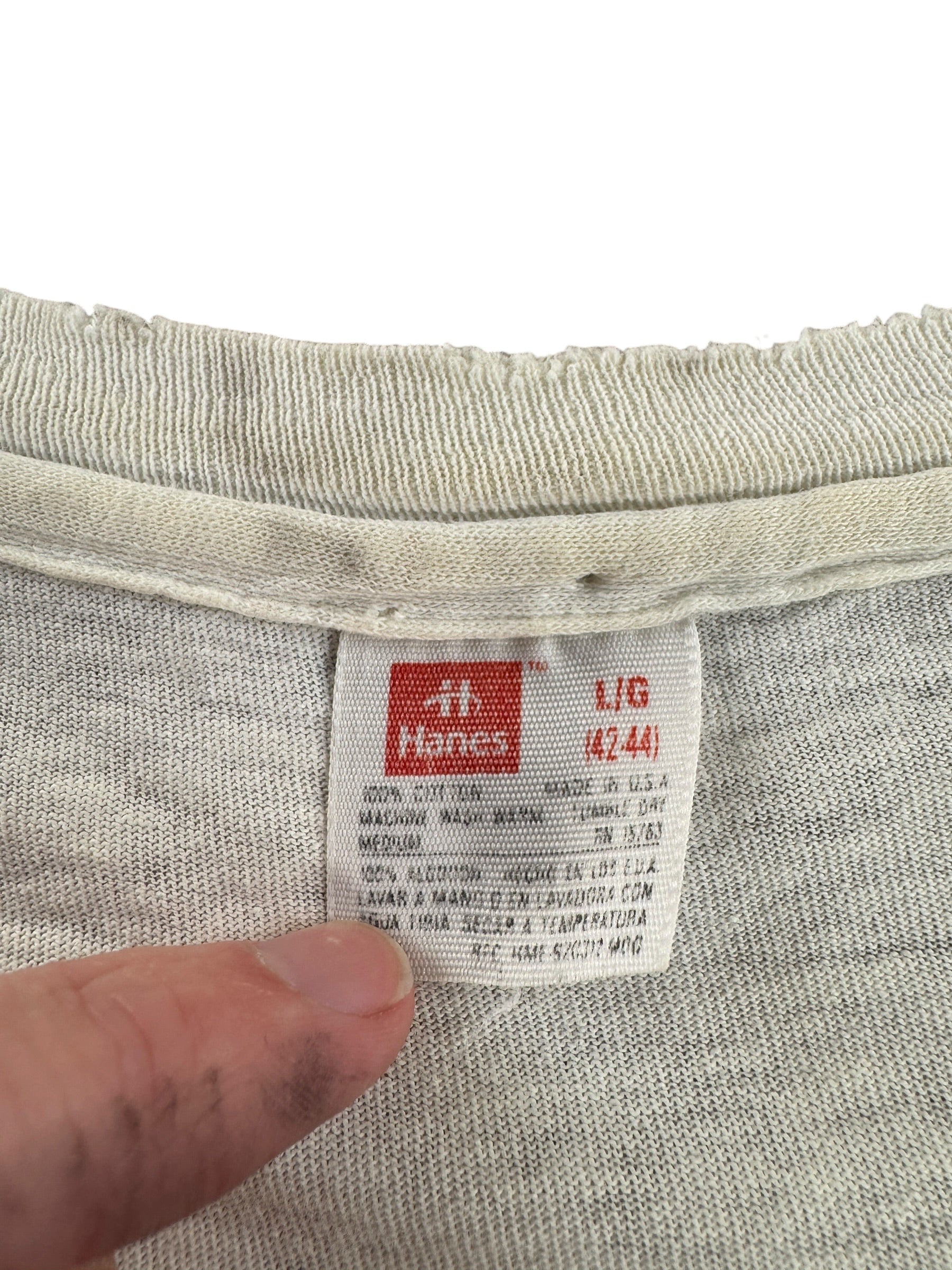 Tag on Vintage Hanes Blank Thrasher Tee SZ L (Fits M/L)