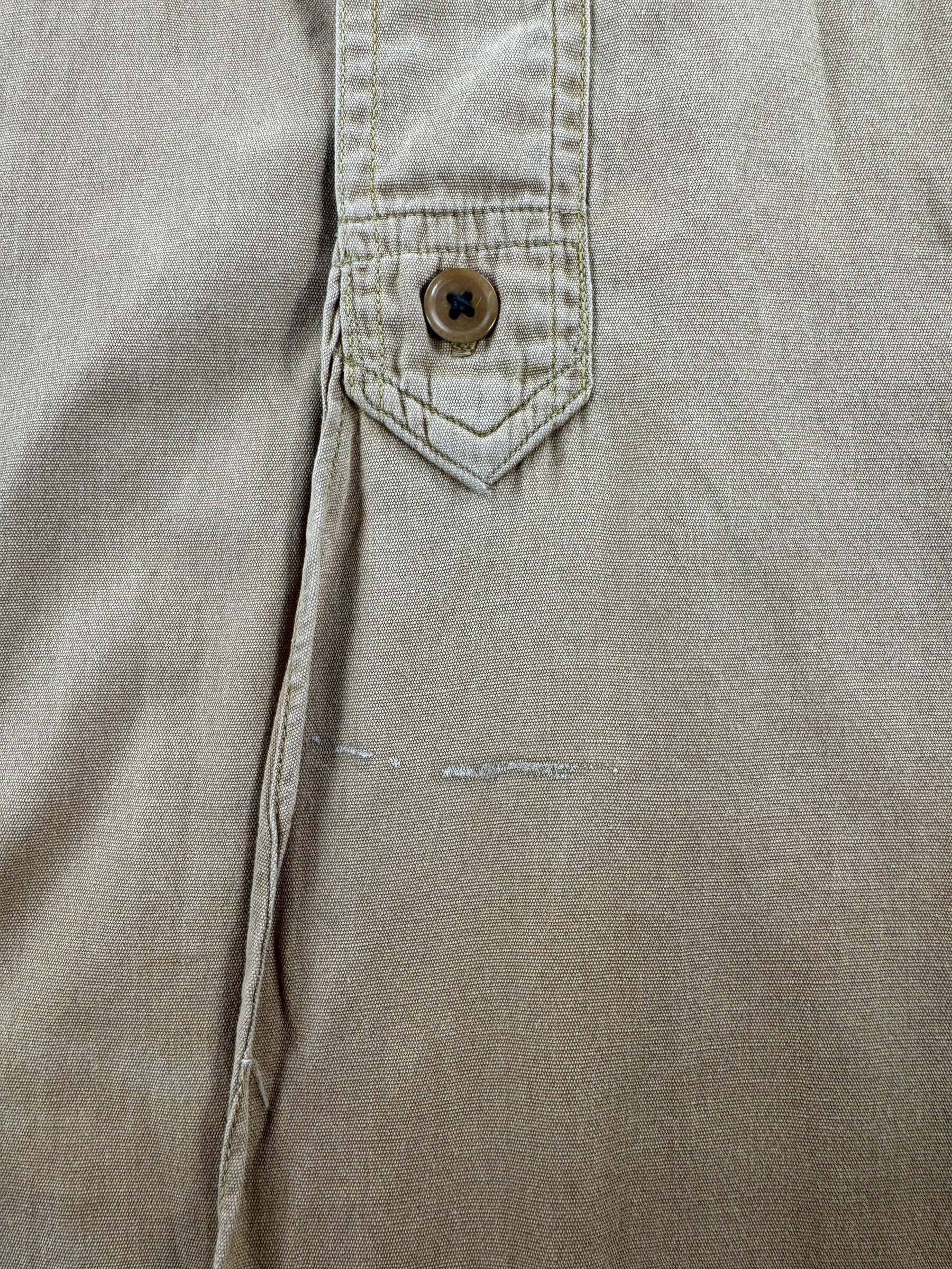 Stain on Vintage Crest Army Chinstrap Top SZ L