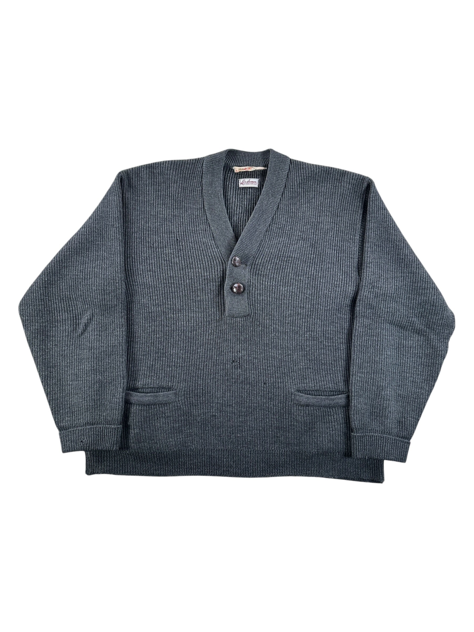 Front of Vintage Buford English Wool Sweater SZ L