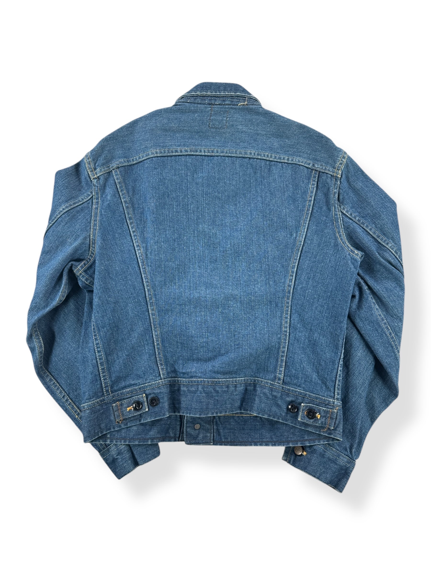 Back of Vintage Sanforized Lee Denim Jacket SZ M