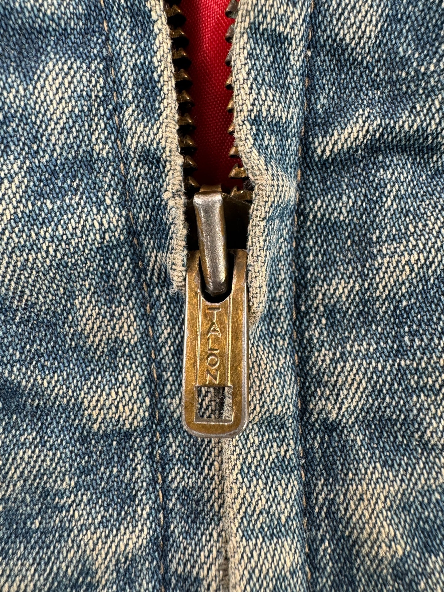 Zipper on Vintage Lee 191-LB Jacket SZ 36