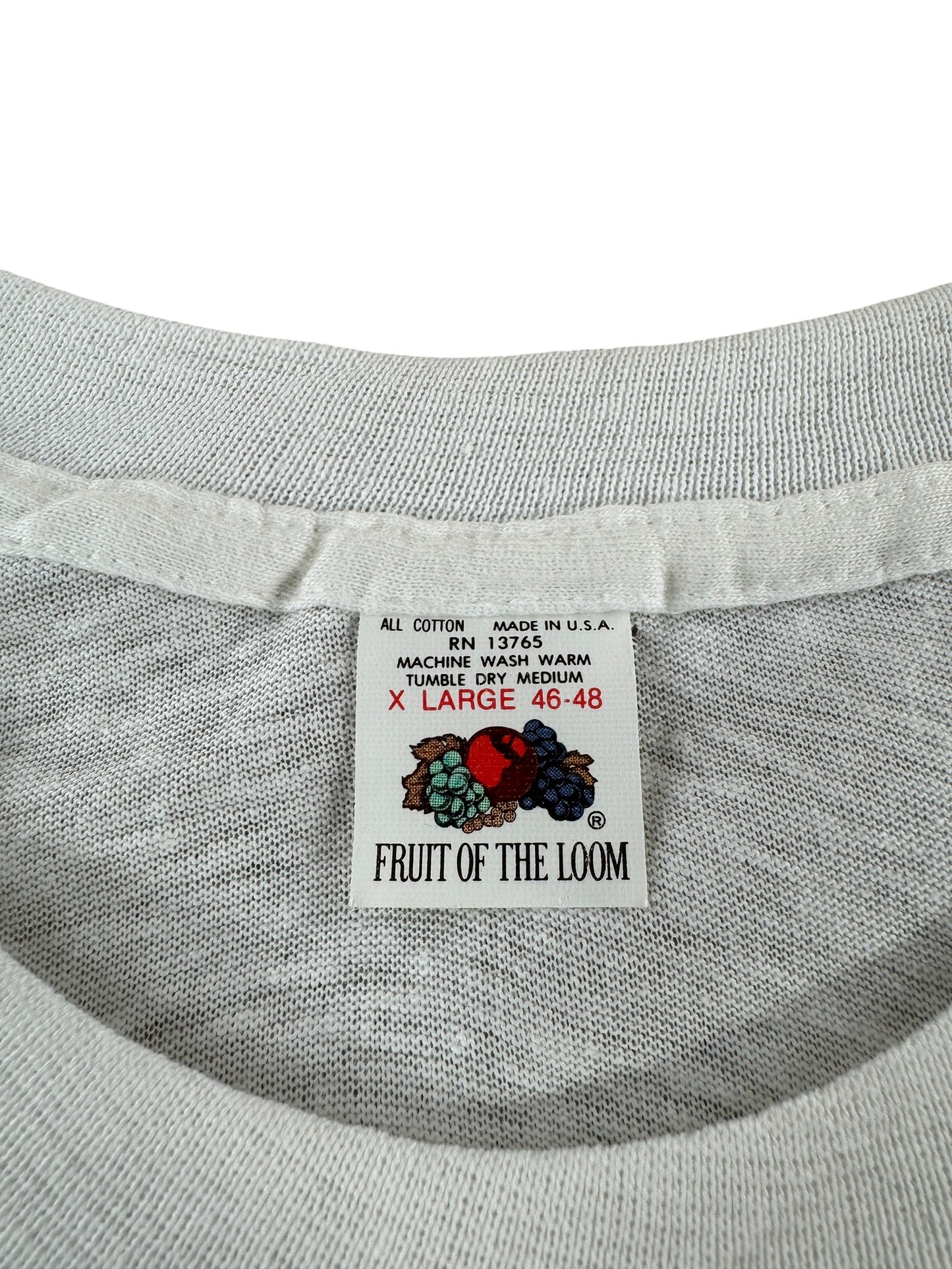 Tag on Vintage FOTL Blank White Tee SZ XL (Fits M)