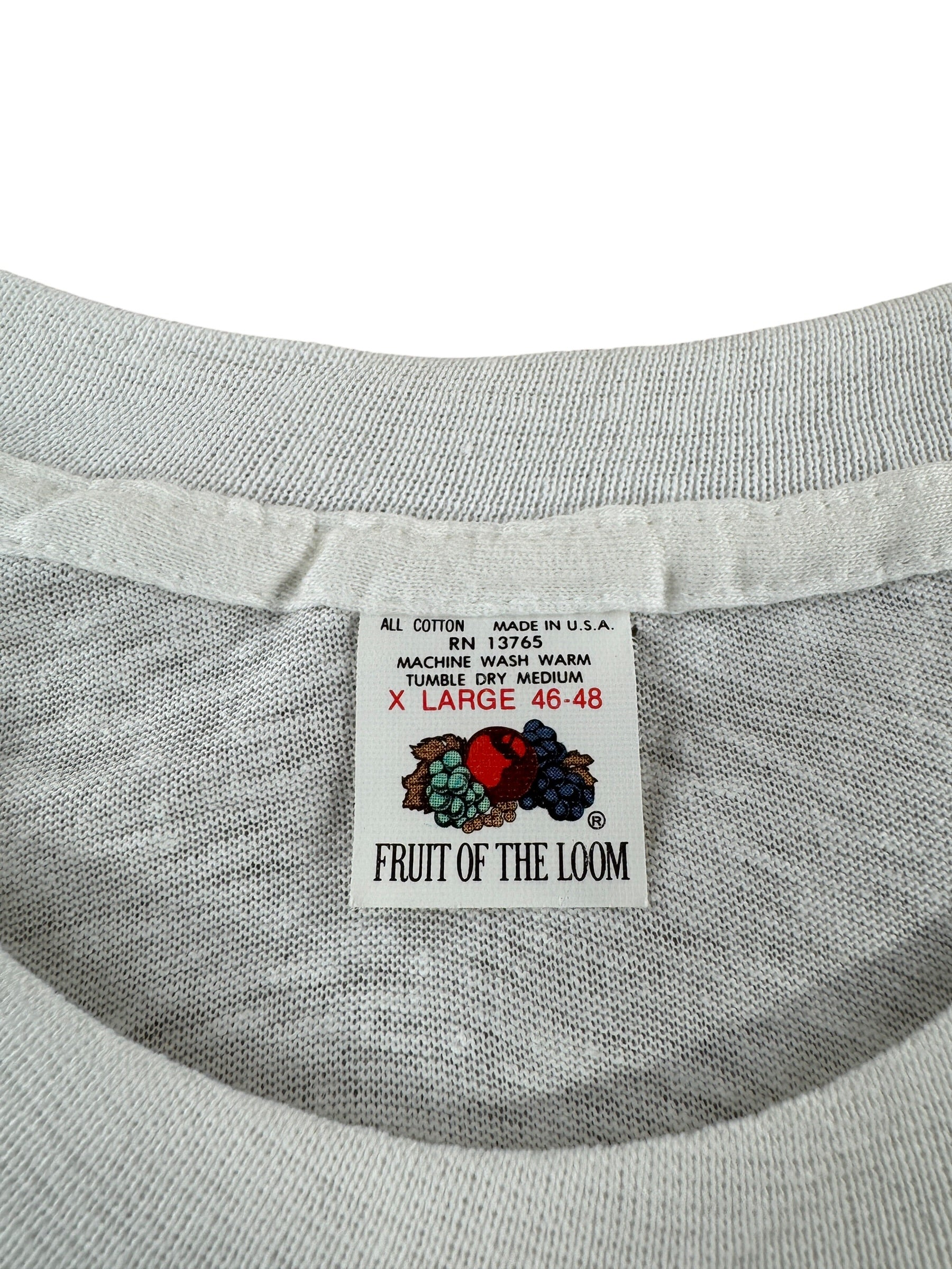 Tag on Vintage FOTL Blank White Tee SZ XL (Fits M)
