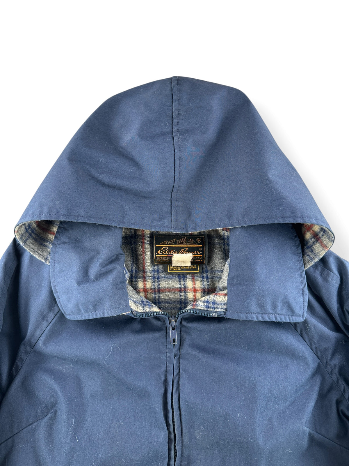 Hood on Vintage Eddie Bauer Wool Lined Parka SZ M