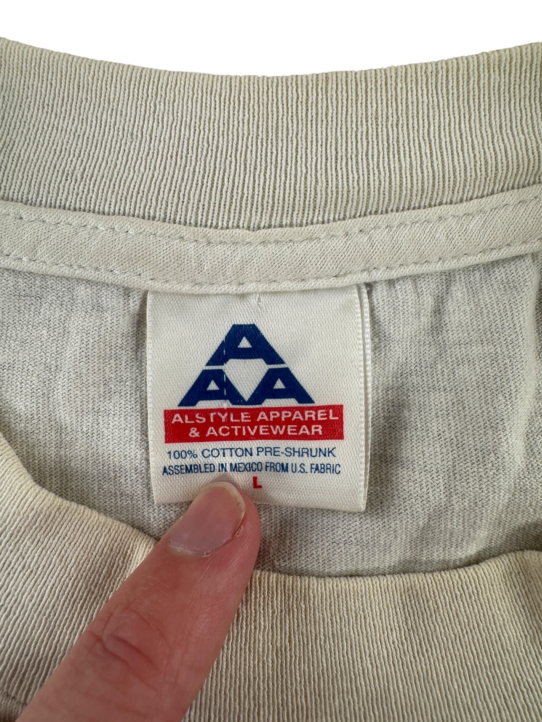 Tag on Vintage Life is Full of Important Choices Beer Tee SZ L