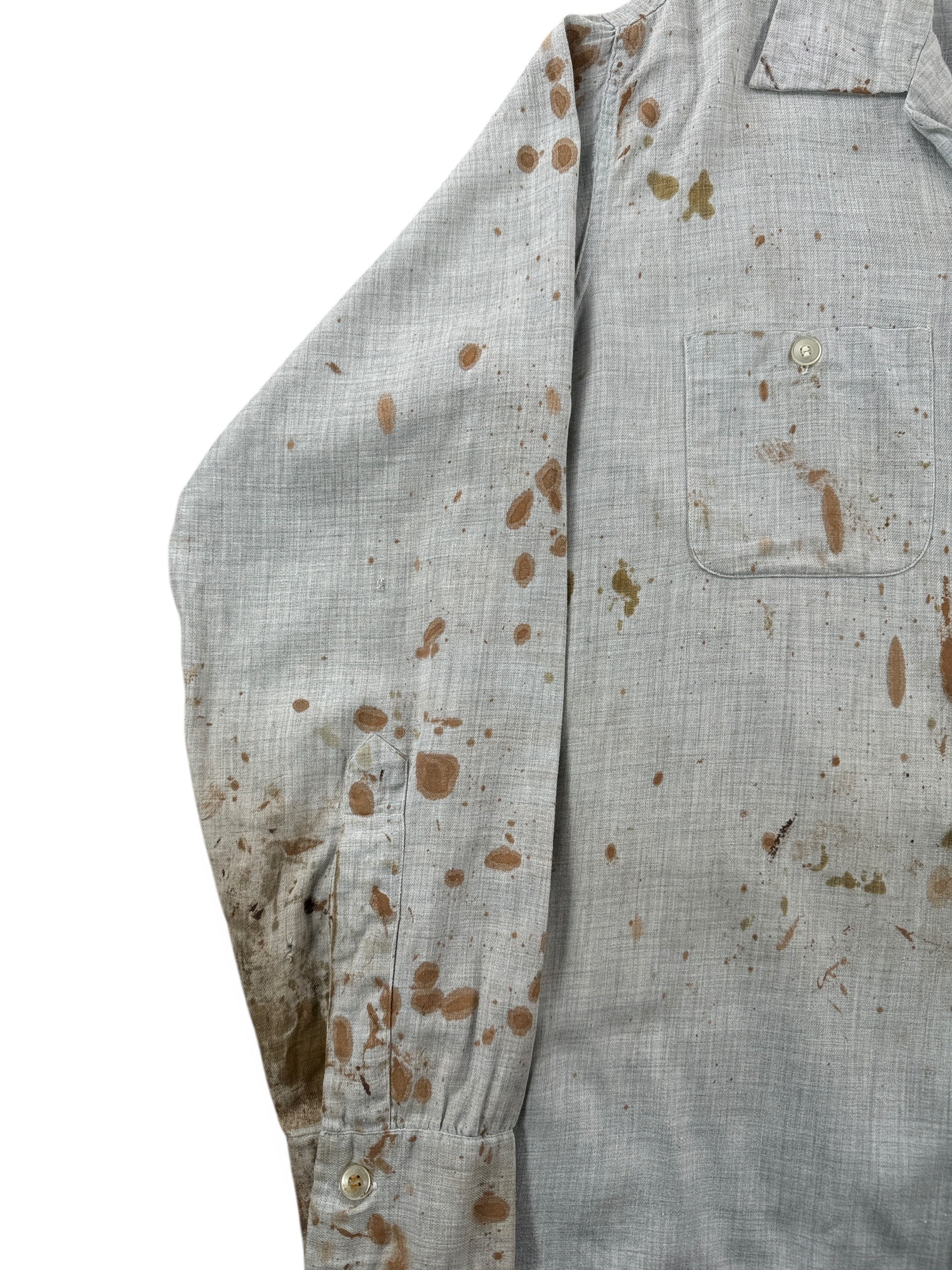 Stains on Vintage Diarrhea Factory Loop Collar SZ L