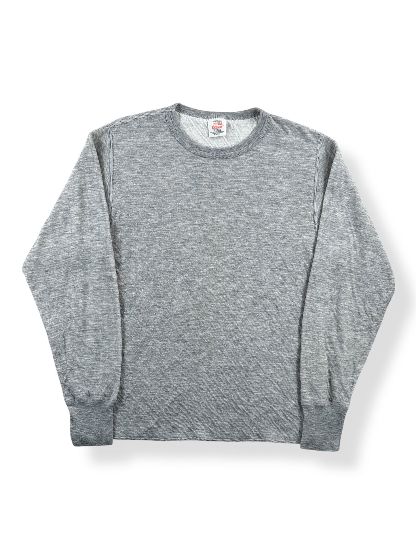 Front of Vintage Ultratherm Heather Grey Thermal SZ M