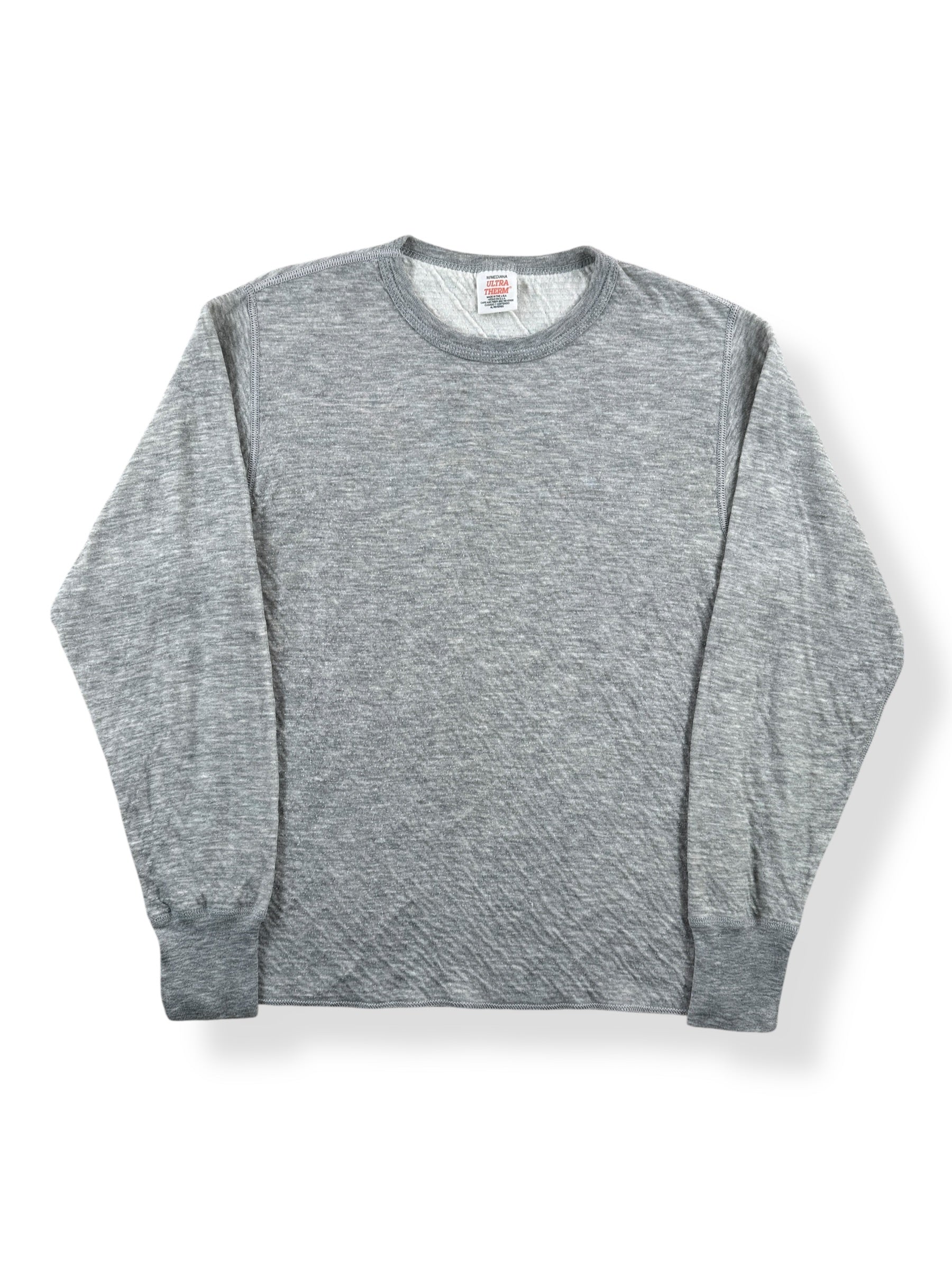 Front of Vintage Ultratherm Heather Grey Thermal SZ M