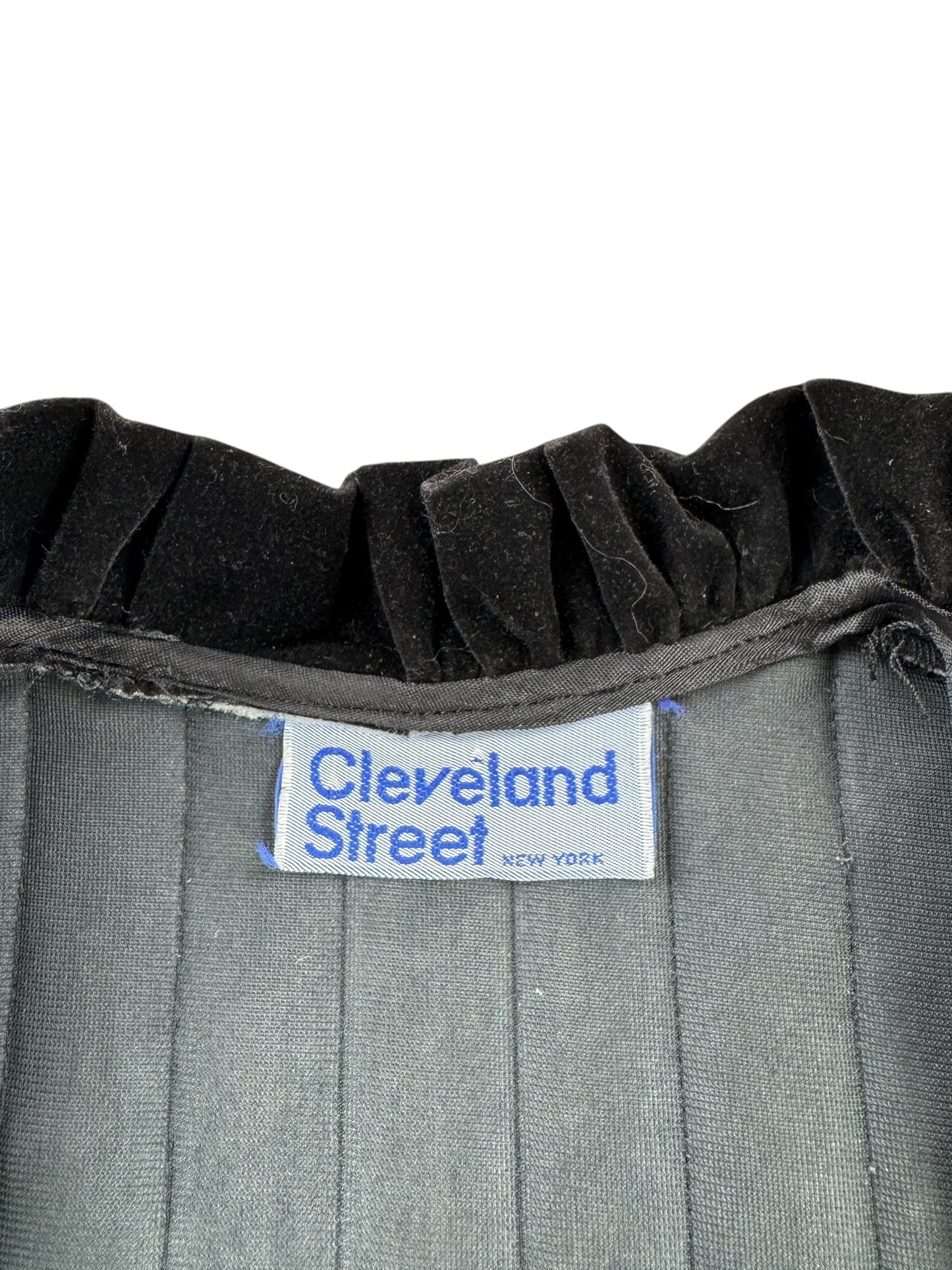 Tag of Vintage Cleveland Street Velvet Jacket SZ XS