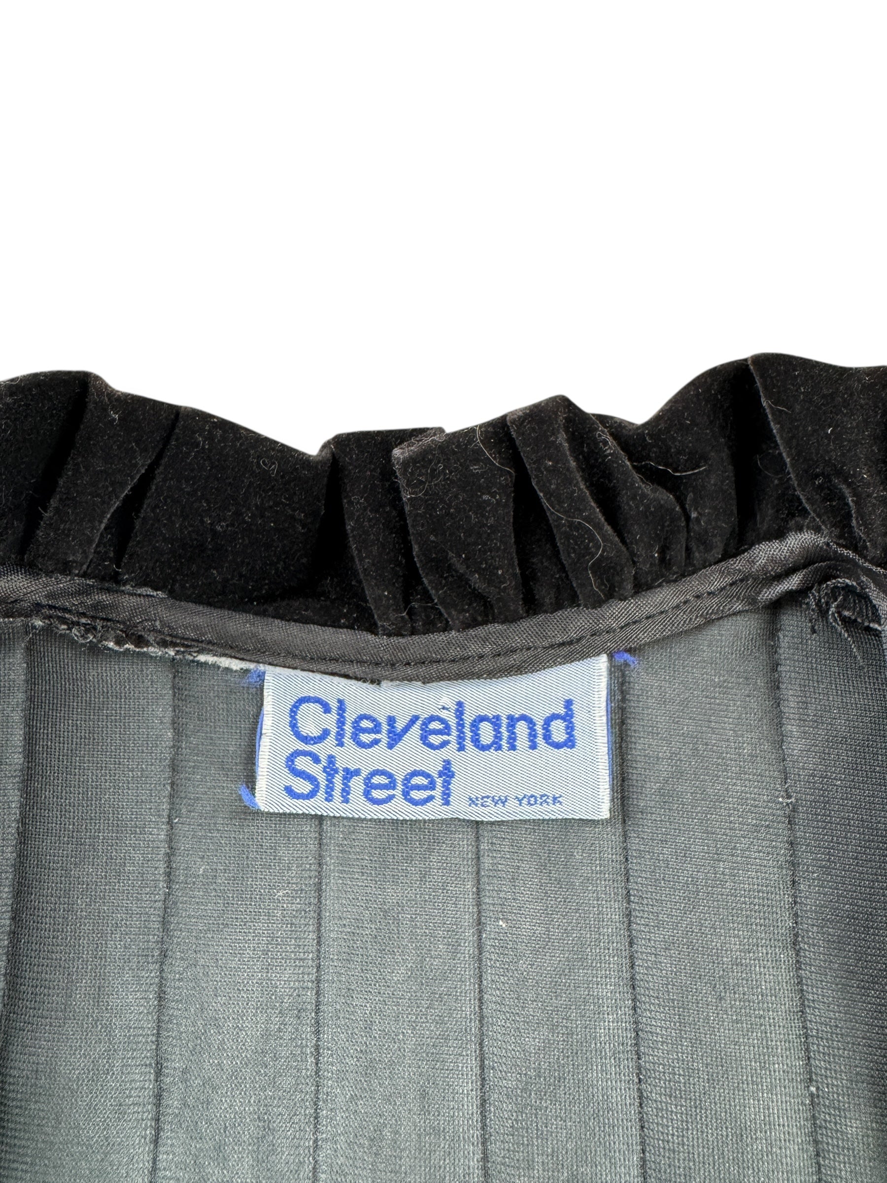 Tag of Vintage Cleveland Street Velvet Jacket SZ XS
