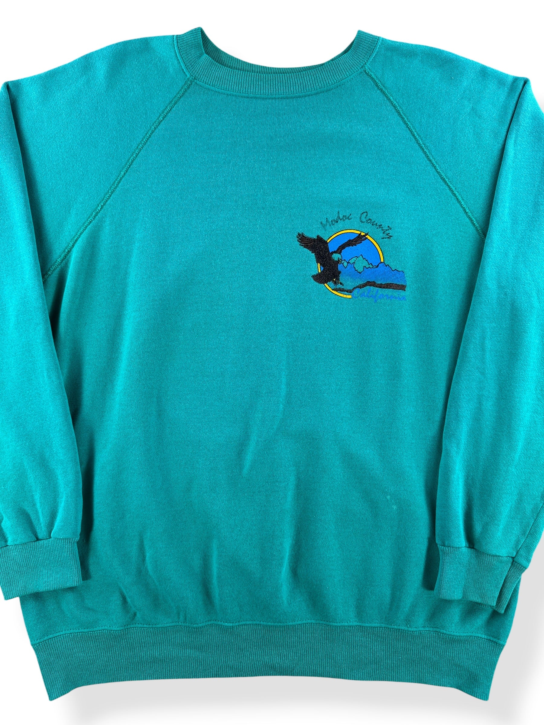 Close-up f Vintage California Eagle Crewneck SZ L