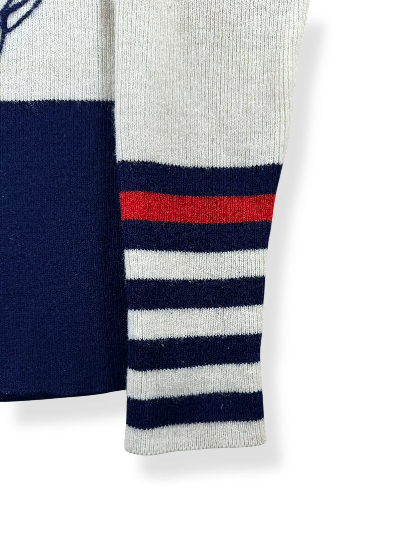 Cuff on Vintage Laurel & Hardy Sweater SZ XXS