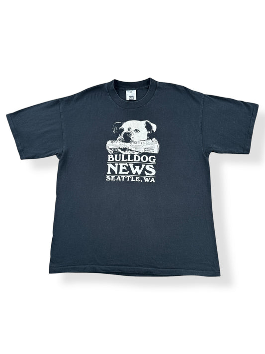 Front of Vintage Bulldog News Tee SZ XL