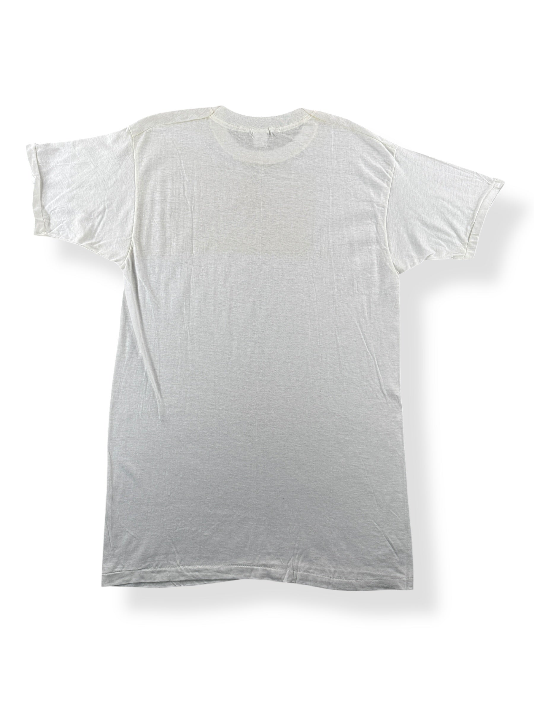 Back of Vintage FOTL Blank White Tee SZ XL (Fits M)