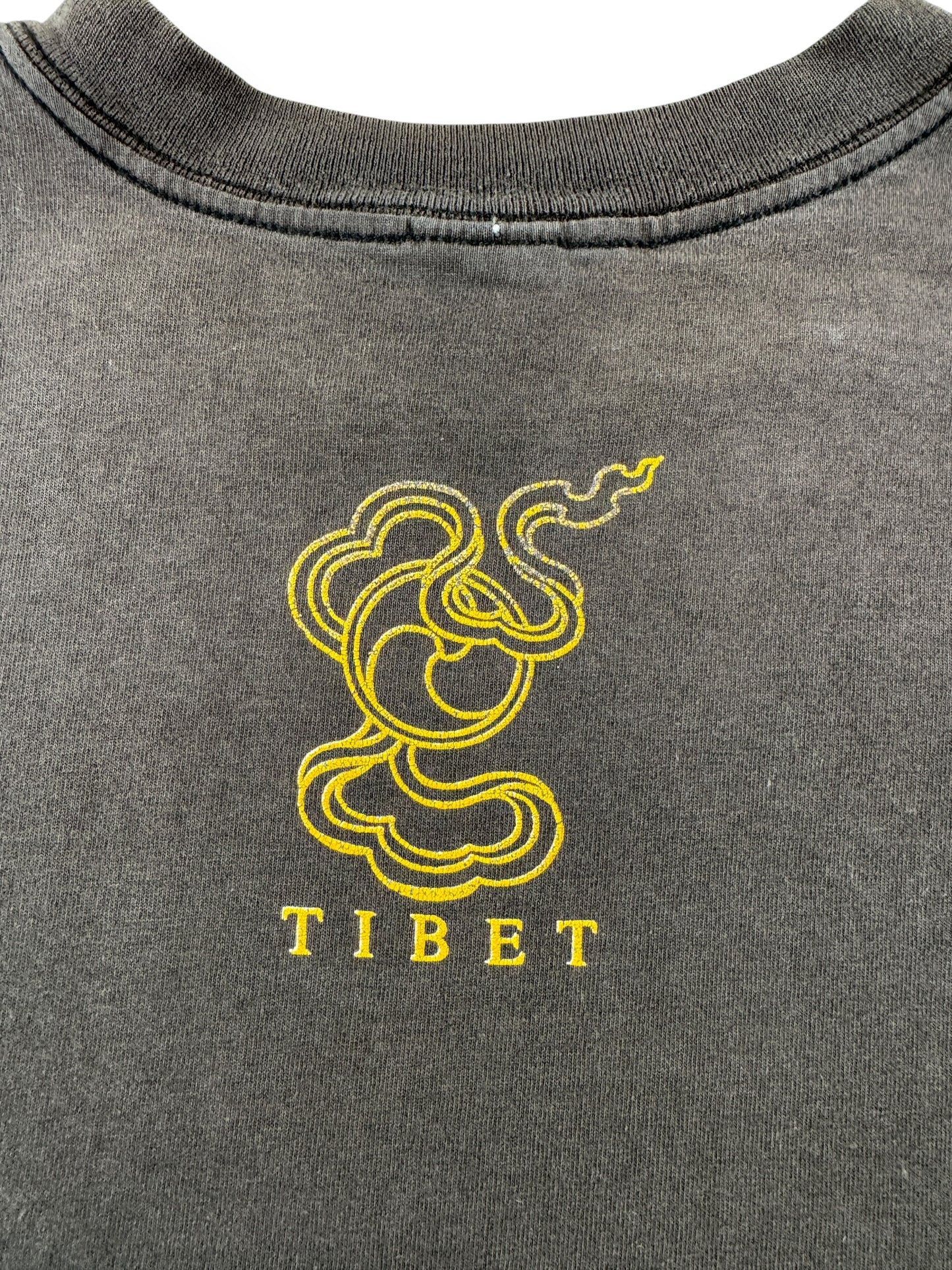 Back Graphic of Vintage Sacred Earth Tibet Tee SZ XL