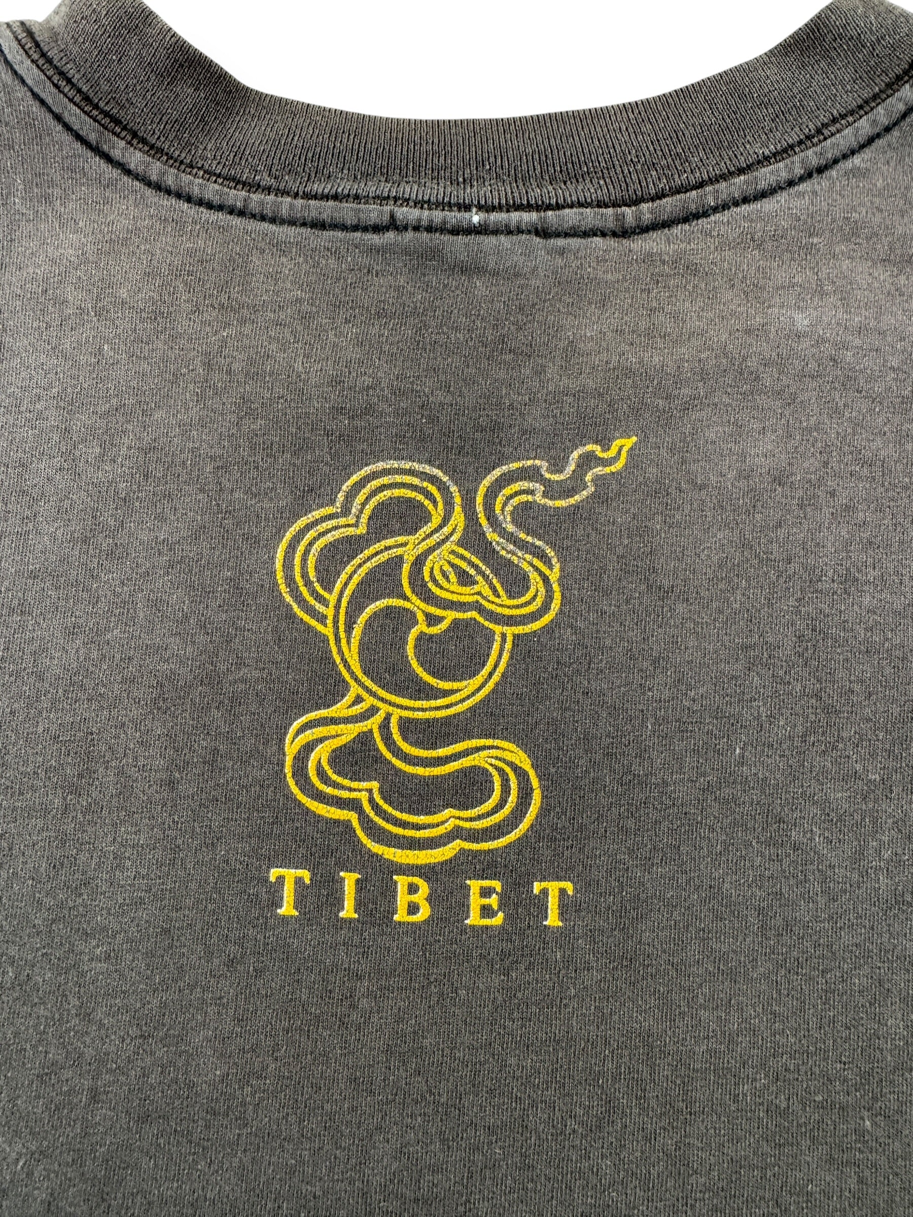 Back Graphic of Vintage Sacred Earth Tibet Tee SZ XL