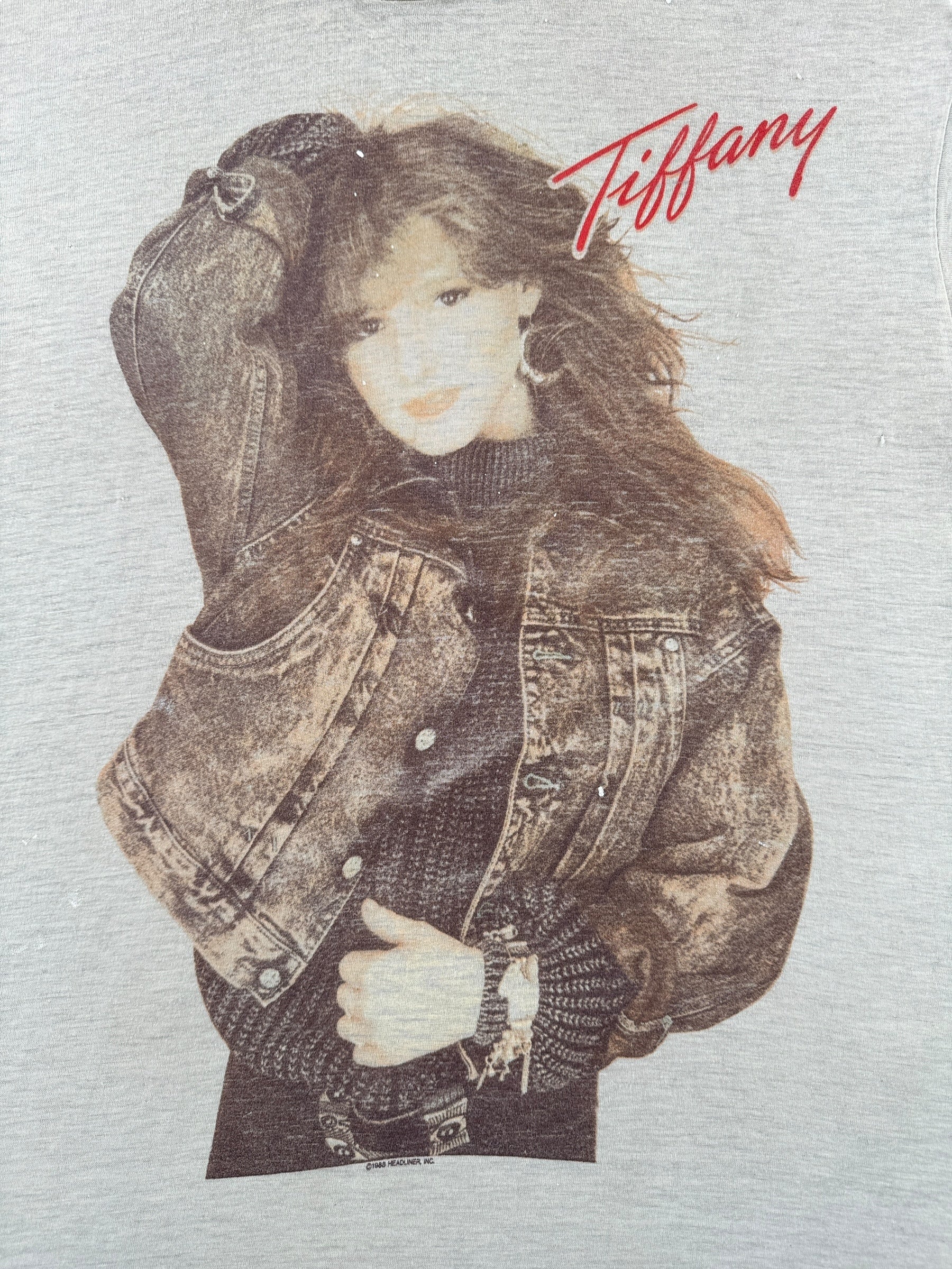 Front Graphic of Vintage Paper Thin Tiffany Tee SZ L