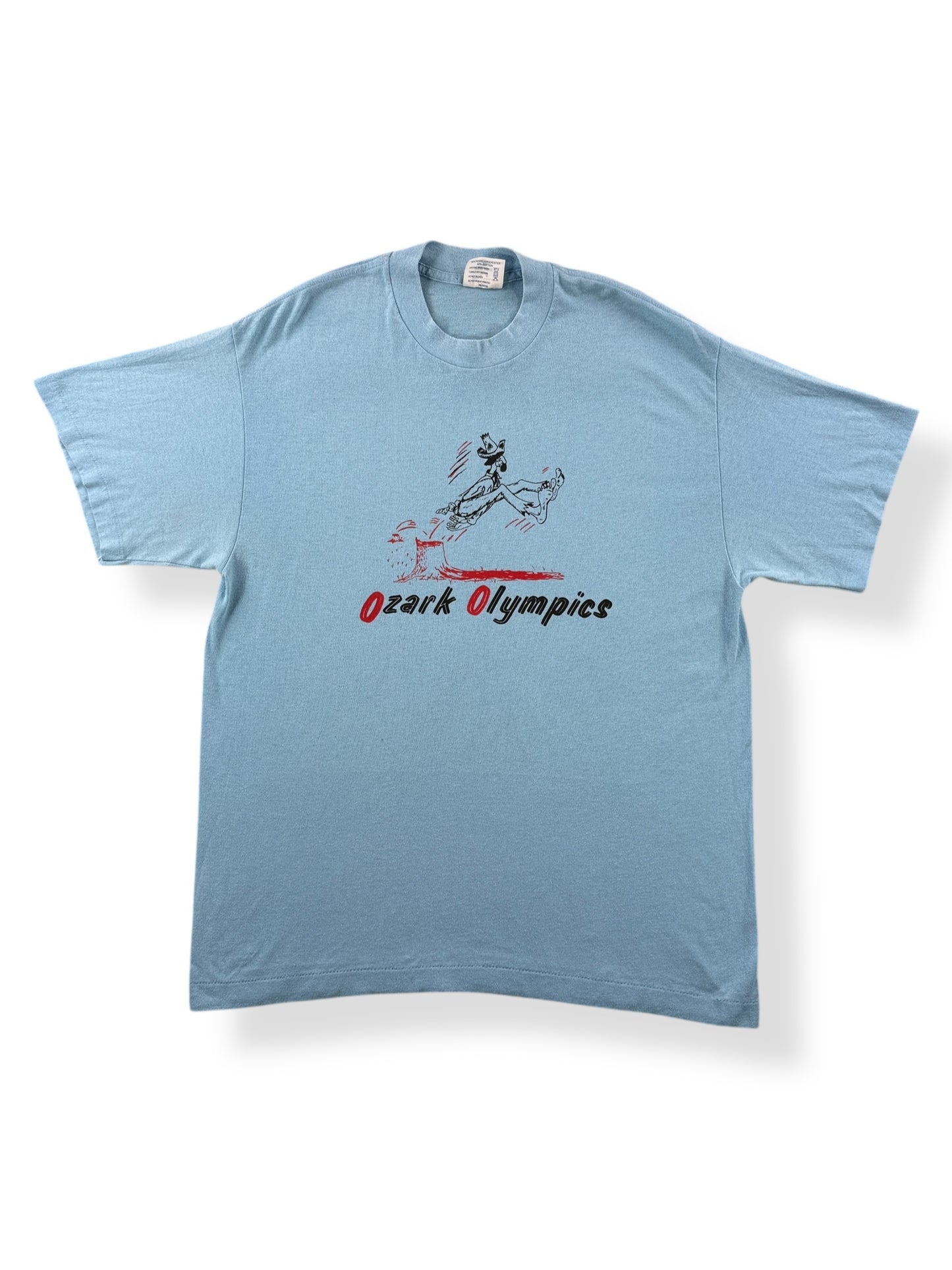Front of Vintage Ozark Olympics Tee SZ XL