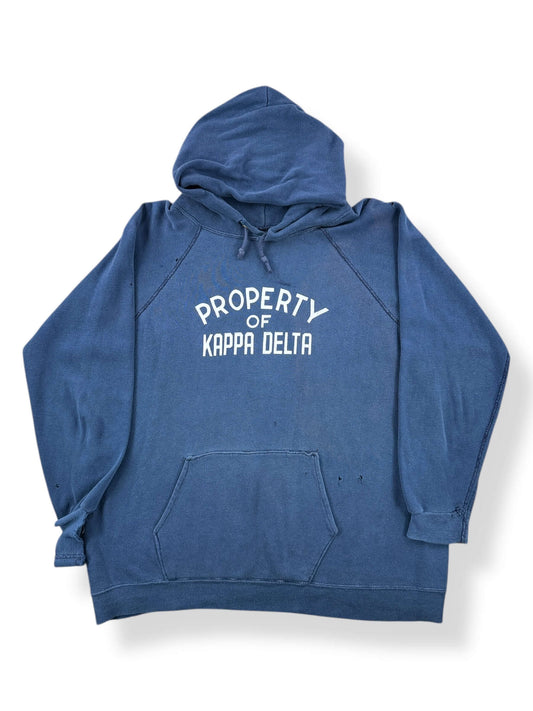Front of Vintage Kappa Delta Thrasher Hoodie SZ M AS IS