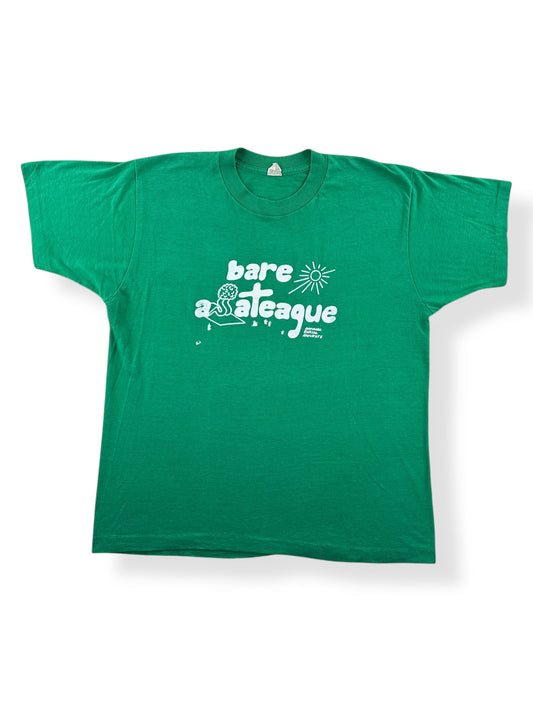 Front of Vintage 80s Bare Ass Naturists Tee SZ XL (Fits L)