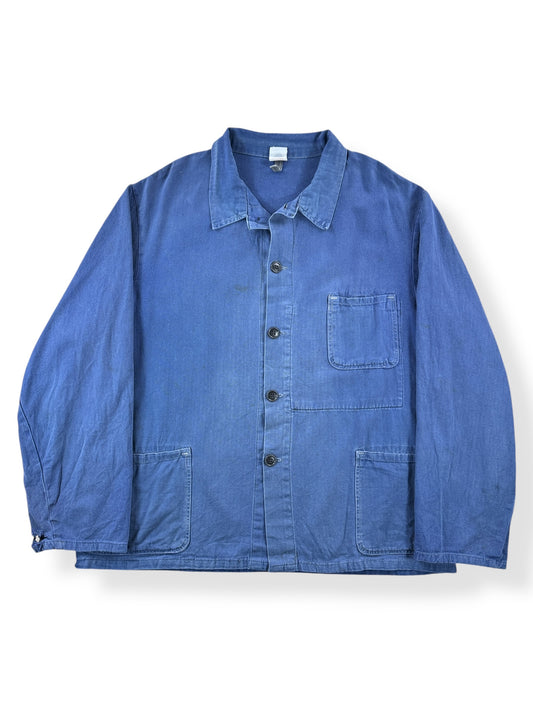 Front of Vintage HBT P French Chore Coat SZ L