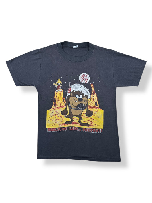 Front of Vintage Looney Tunes Beam Us Up Tee SZ S