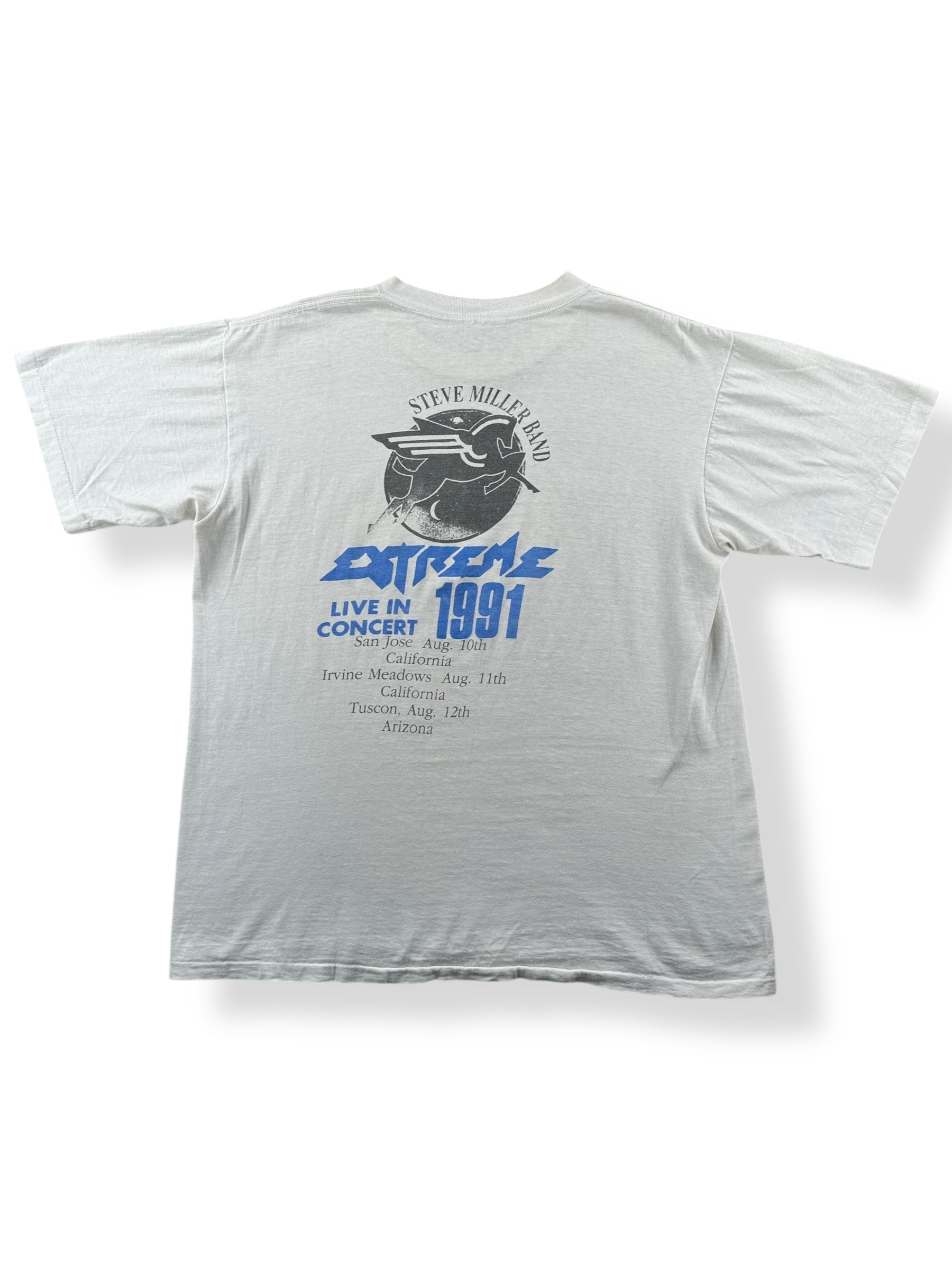 Back of Vintage 1991 ZZ Top Tour Tee SZ XL