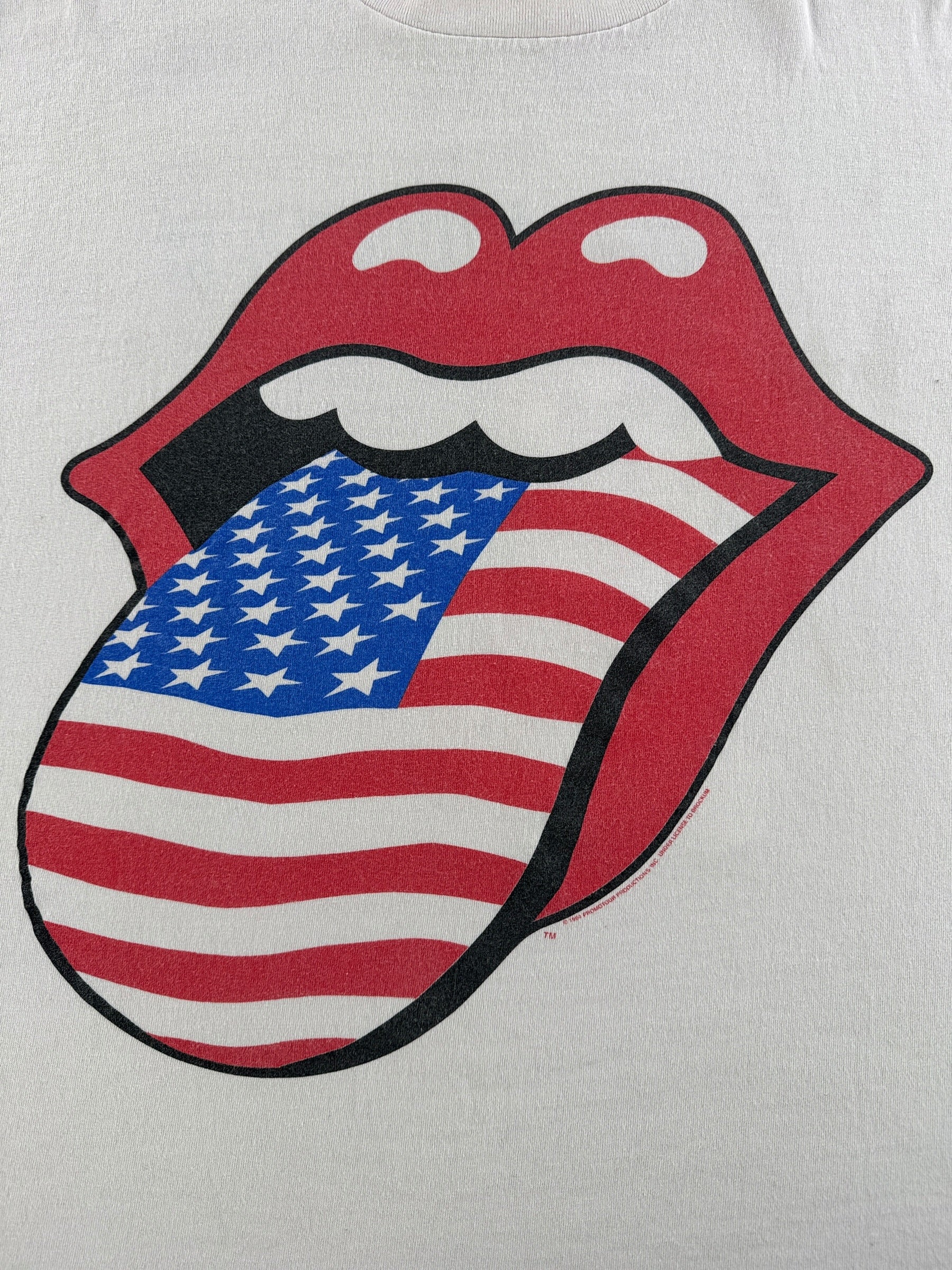 Graphic of Vintage Rolling Stones 94/95 Tour Tee SZ XL