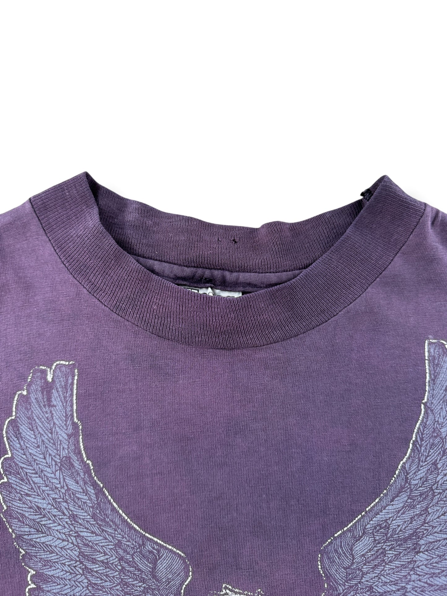Collar on Vintage 1980s Harley For Bikers Only Kansas Tee SZ L (Fits M)