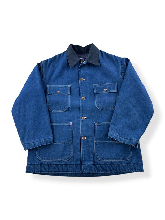 Front of Vintage 80's Big Mac Denim Chore Jacket SZ L
