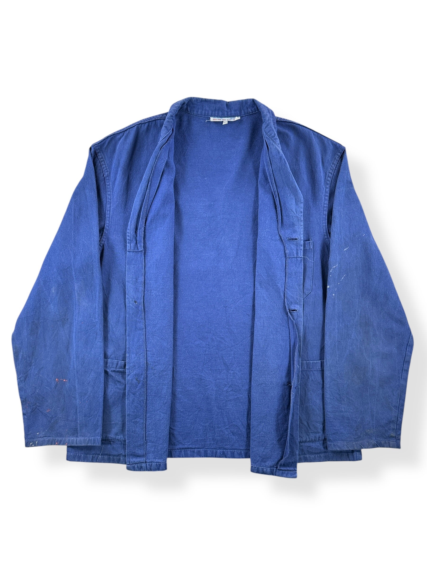 Inside of Vintage Zeta French Chore Coat SZ L