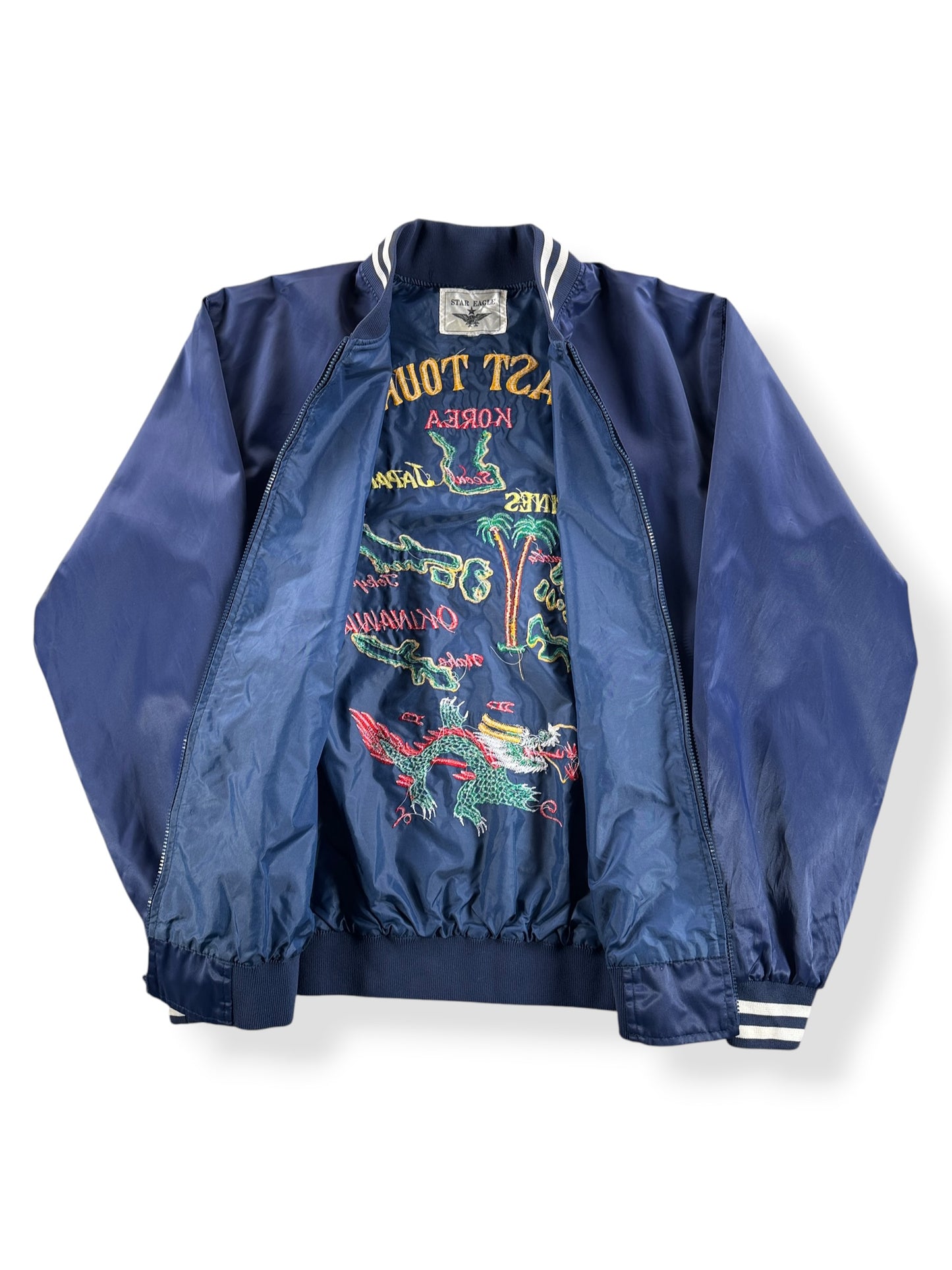 Inside of Vintage 80s Souvenir Jacket SZ M