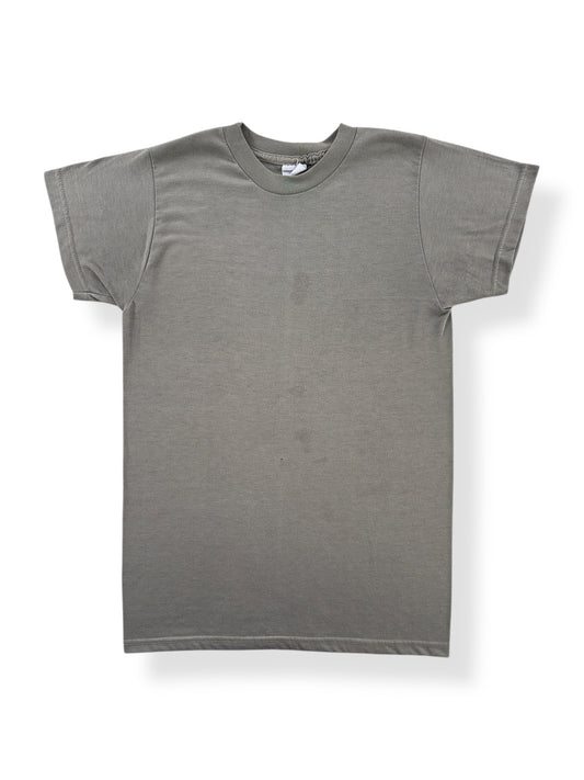 Front of Vintage Olive Drab Military Tee SZ S