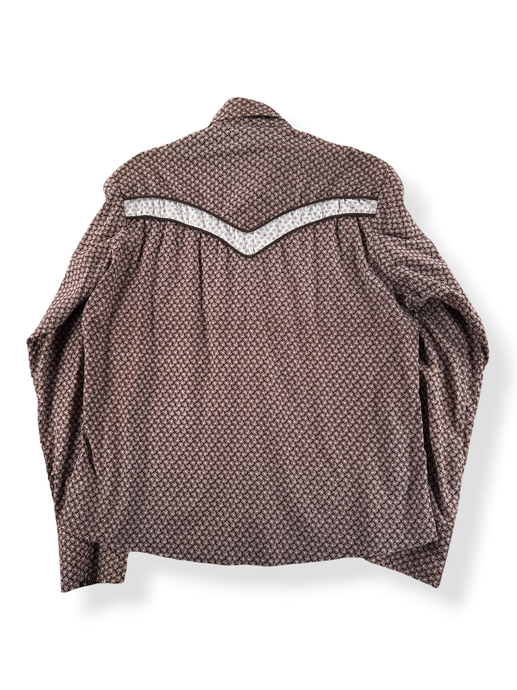 Back of Vintage Miller Leaves Pearlsnap SZ 16-34 (Fits M)
