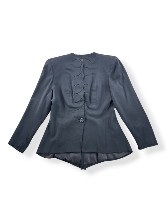 Front of Vintage 40s Blazer w Tails SZ M/L - AS IS