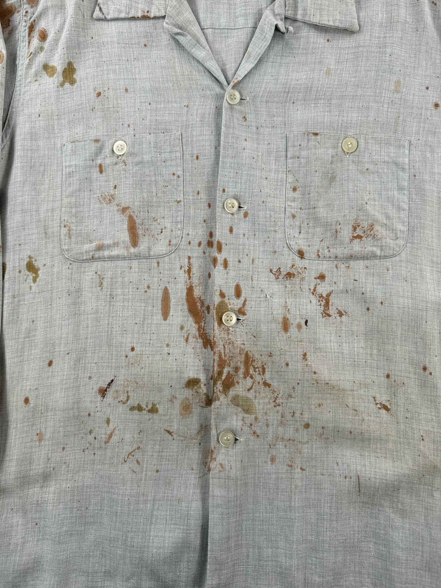 Stains on Vintage Diarrhea Factory Loop Collar SZ L