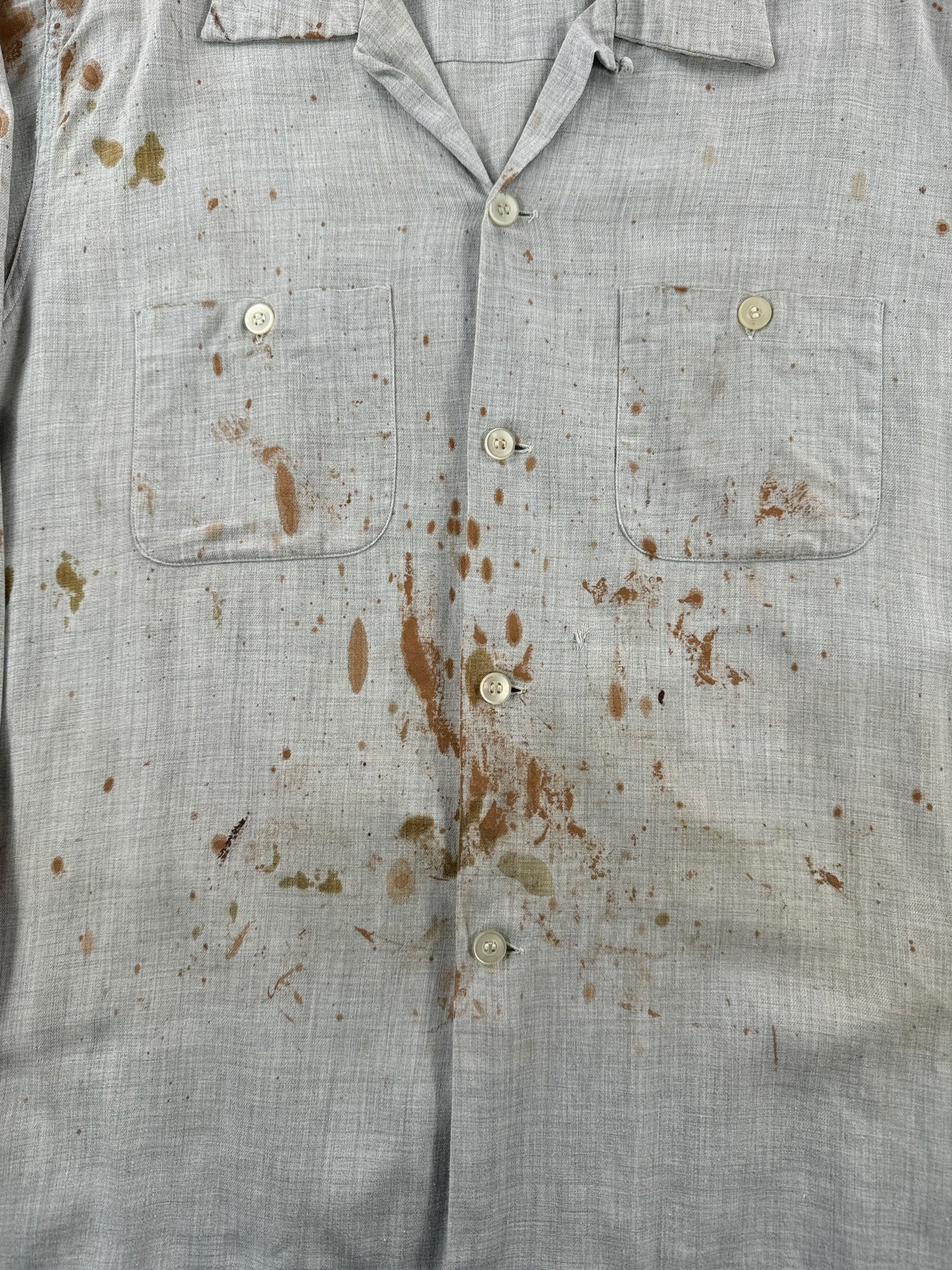 Stains on Vintage Diarrhea Factory Loop Collar SZ L