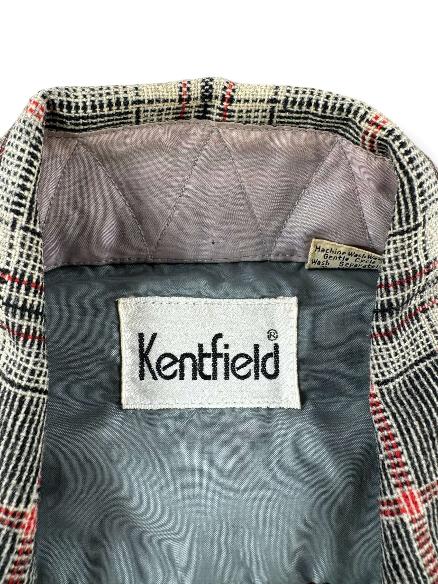 Tag on Vintage Kentfield Wool Blend Loop Collar Flannel SZ M
